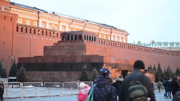 Roter Platz in Moskau — Stockvideo