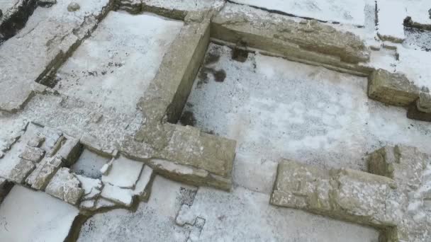 Excavation d'un vieux temple orthodoxe — Video