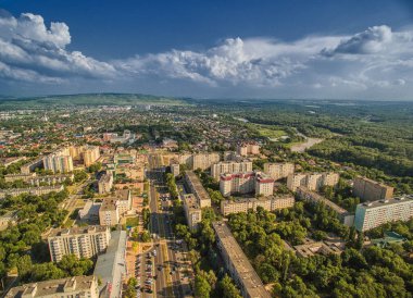 Şehir merkezindeki Nevinnomyssk. Rusya Stavropol bölge
