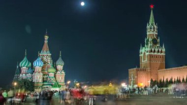 Moskova, Rusya, Kızıl Meydan, St. Basils Katedrali