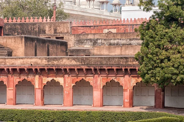 Červená pevnost Agra. Světového dědictví UNESCO. — Stock fotografie