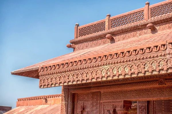 Fuerte Rojo de Agra. Patrimonio de la Humanidad UNESCO . —  Fotos de Stock