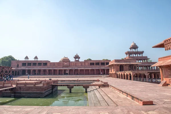 Kırmızı Fort Agra. UNESCO Dünya Mirası sit alanı. — Stok fotoğraf