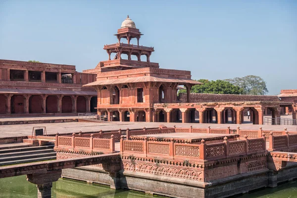 Kırmızı Fort Agra. UNESCO Dünya Mirası sit alanı. — Stok fotoğraf