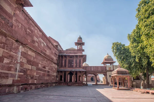 Rotes Fort der agra. UNESCO-Weltkulturerbe. — Stockfoto