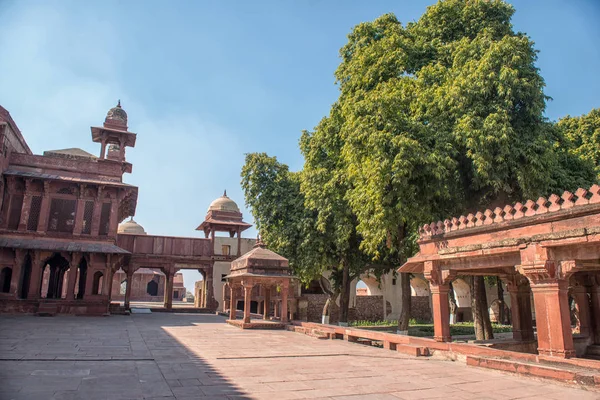 Kırmızı Fort Agra. UNESCO Dünya Mirası sit alanı. — Stok fotoğraf