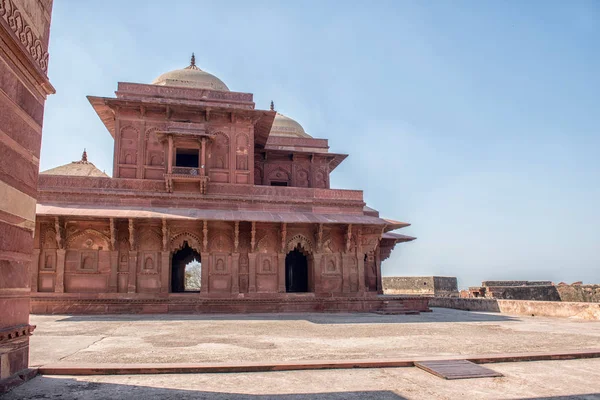 Czerwony Fort Agra. Wpisanego na listę światowego dziedzictwa UNESCO. — Zdjęcie stockowe