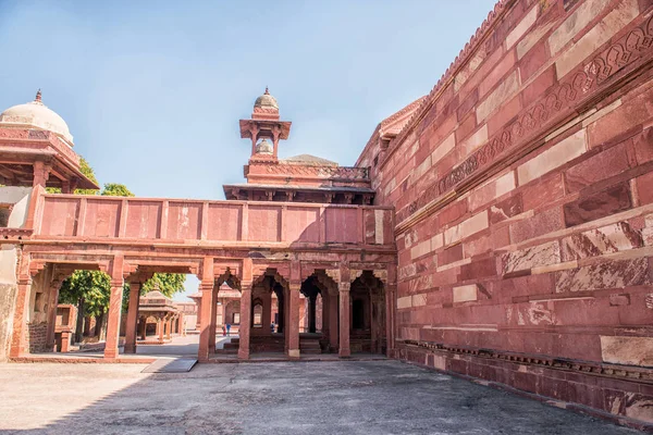 Kırmızı Fort Agra. UNESCO Dünya Mirası sit alanı. — Stok fotoğraf