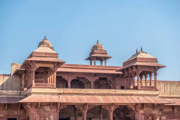 Rode Fort van Agra. UNESCO World Heritage site. — Stockfoto