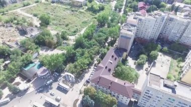 Şehir Merkezi. Tren İstasyonu, Stavropol. Rusya.