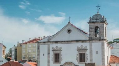 Odivelas, Portekiz katedralde. Güzel bir gün görünümü. Lizbon bölgesi.