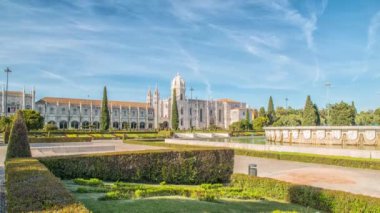 Mosteiro dos Jeronimos, Lizbon Belem bölgesinde bulunan, Portekiz.