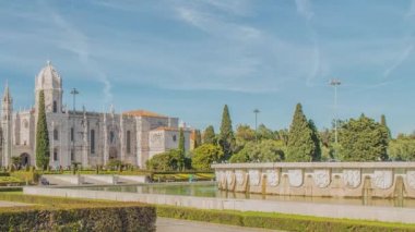 Mosteiro dos Jeronimos, Lizbon Belem bölgesinde bulunan, Portekiz.