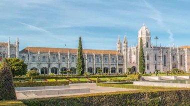 Mosteiro dos Jeronimos, Lizbon Belem bölgesinde bulunan, Portekiz.