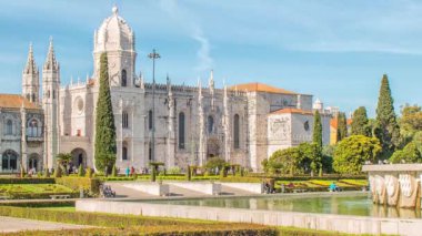 Mosteiro dos Jeronimos, Lizbon Belem bölgesinde bulunan, Portekiz.