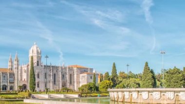 Mosteiro dos Jeronimos, Lizbon Belem bölgesinde bulunan, Portekiz.