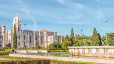 Mosteiro dos Jeronimos, Lizbon Belem bölgesinde bulunan, Portekiz.