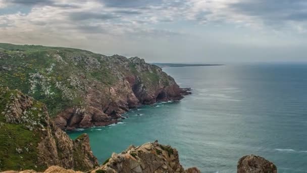 "Кабо-да-Рока" утворює найзахідніший материк континентальної Європи. Португалія — стокове відео