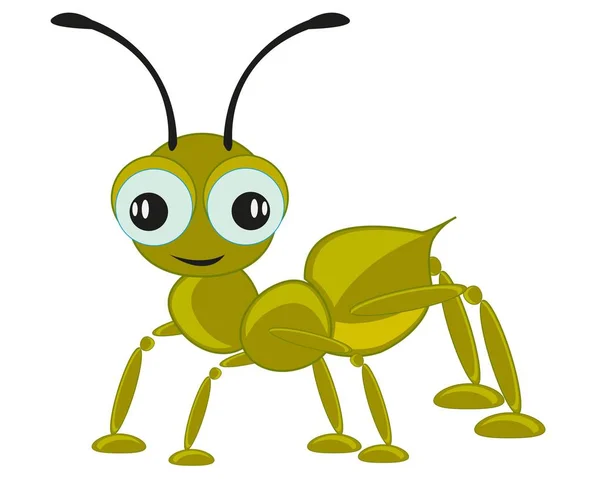 만화 곤충 개미 — 스톡 벡터