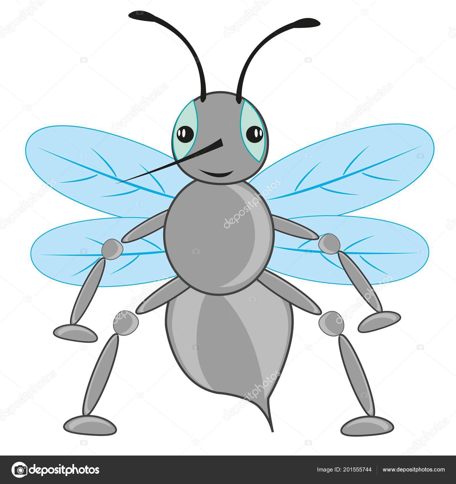 Mosca insecto dibujos animados Vector de stock  cobol1964 201555744