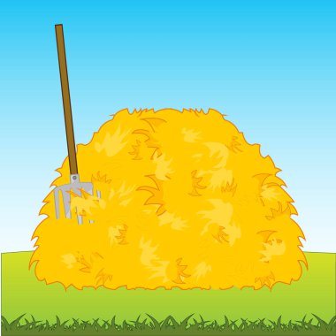 Kuru ağ ve dirgen glade Tarih yığını