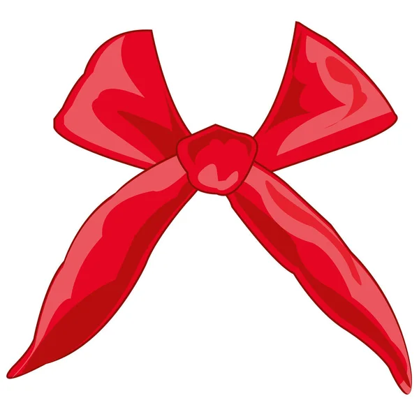 Cravate rouge du pionnier des temps de l'Union soviétique — Image vectorielle