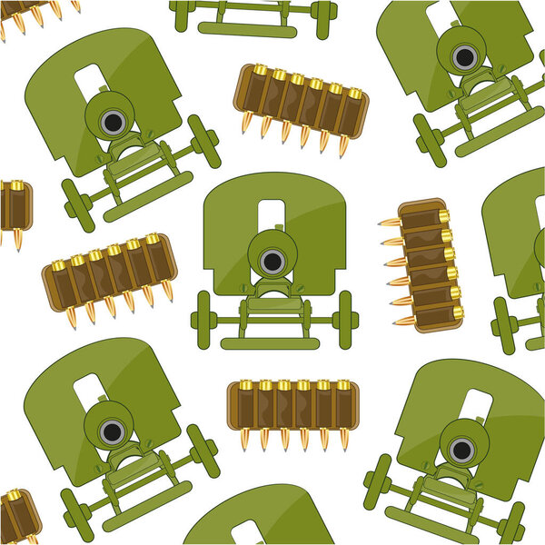 Weapon machine gun soviet sample and patrons pattern