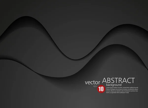 Abstract vector background, wavy — Stock Vector