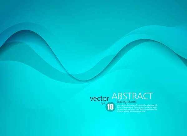Abstract vector background, wavy — Stock Vector