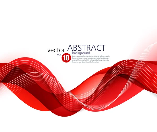 Fondo abstracto vector, ondulado — Vector de stock