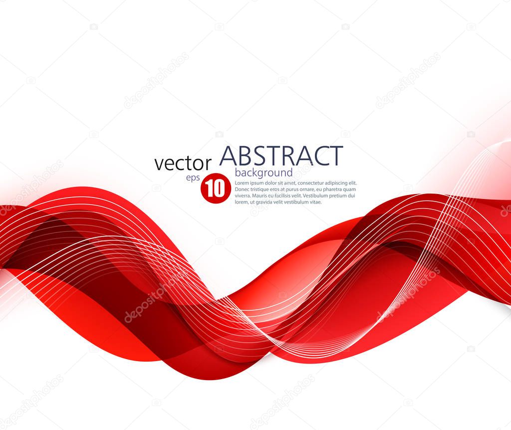 Abstract vector background, wavy