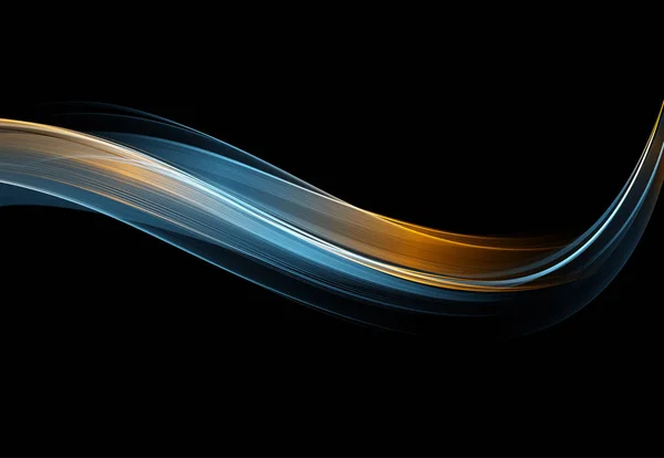 Вектор Абстрактний блискучий елемент дизайну кольорової хвилі — стоковий вектор