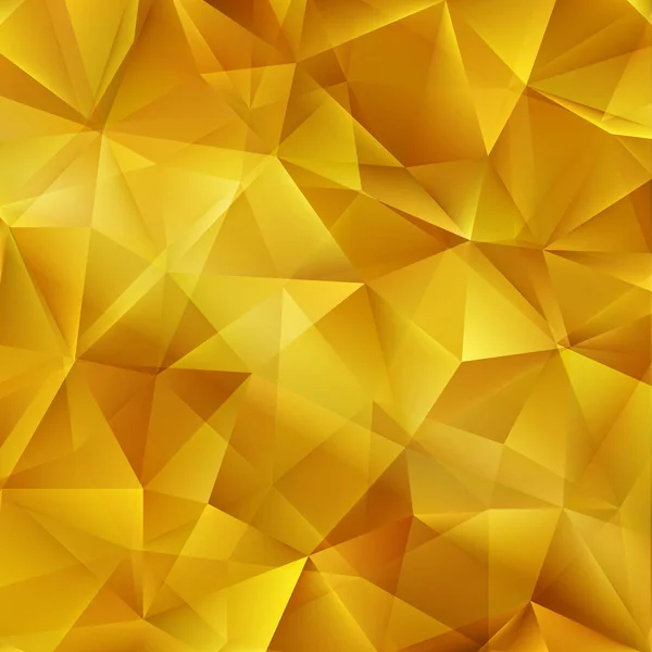 Vector Oro fondo brillante con formas de triángulo — Vector de stock