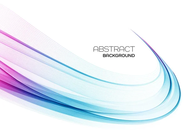 Abstract kleurrijke vector achtergrond, kleurengolf voor design brochure, website, flyer. — Stockvector