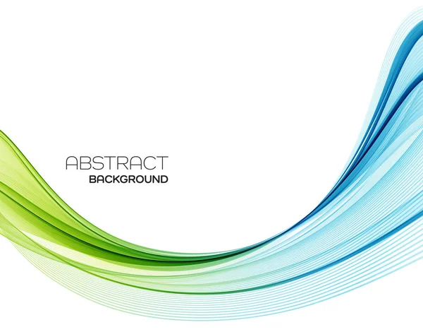 Streszczenie kolorowe tło wektorowe, fala kolorów dla broszury projektowej, strona internetowa, ulotka. — Wektor stockowy