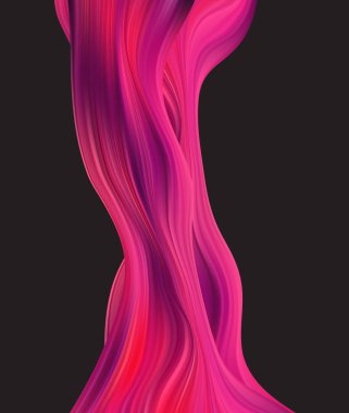 Soyut renkli vektör arkaplanı, tasarım broşürü, web sitesi, el ilanı için renk akışı sıvısı dalgası.