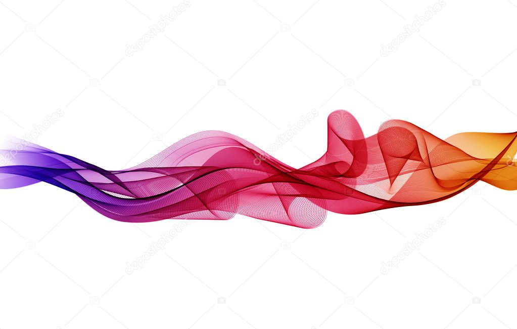 Abstract colorful vector background, color flow wave for design brochure, website, flyer.