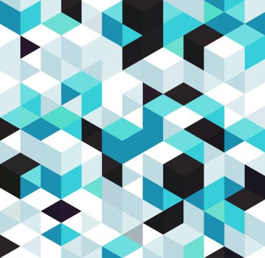 Arka plan renk küpler ve kılavuz ile