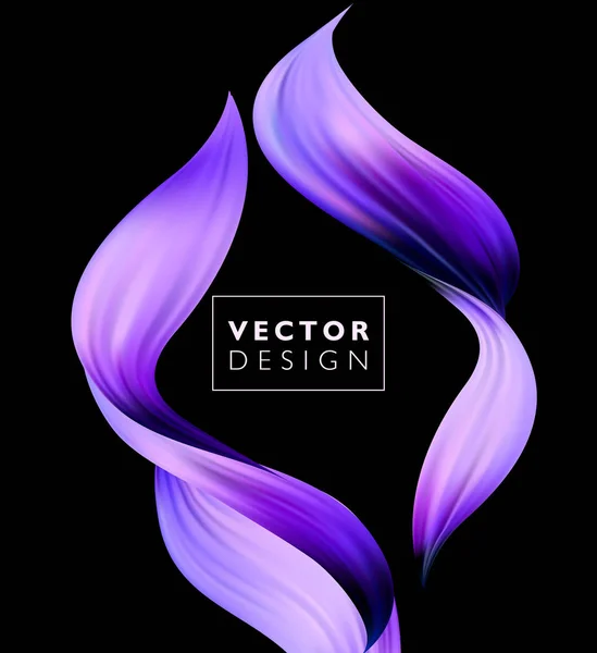 Fond Vectoriel Coloré Abstrait Vague Liquide Flux Couleur Pour Brochure — Image vectorielle