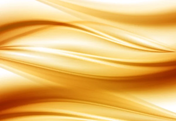Beautiful Gold Satin. Drapery Background. Soft satin — Stock Vector