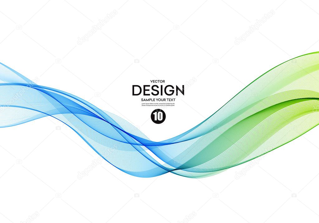 Abstract colorful vector background, color wave for design brochure, website, flyer.