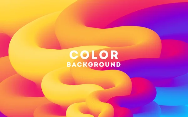 Moderne abstrakte Design Hintergrund Rainbow Flow Bewegung — Stockvektor