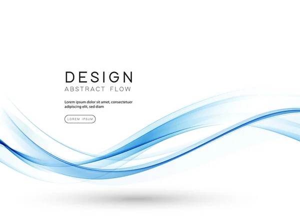 Abstrakter bunter Vektorhintergrund, Farbwelle für Design-Broschüre, Website, Flyer. — Stockvektor
