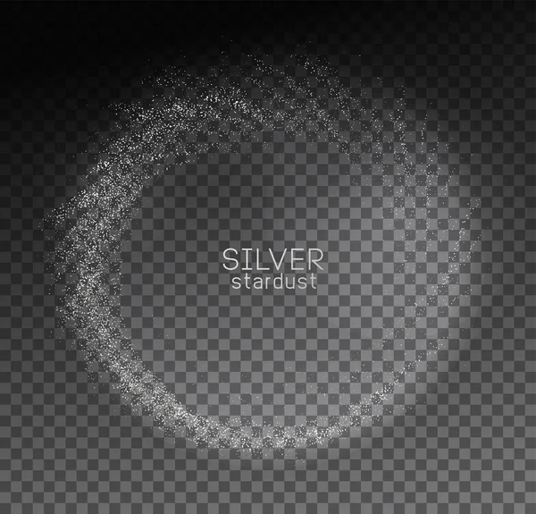 Abstract glanzend kleur zilver explosie ontwerp element — Stockvector