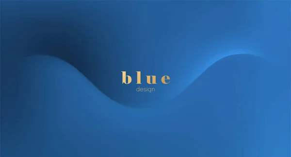 Abstrakt blå färgglada vektor bakgrund, färg flöde flytande våg för design broschyr, webbplats, flygblad. — Stock vektor