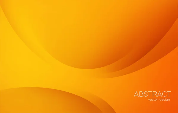 Fundal vectorial abstract colorat, banner de culoare portocalie cu linie netedă și umbră. Șablon pentru broșura de design, site-ul web, pliant . — Vector de stoc