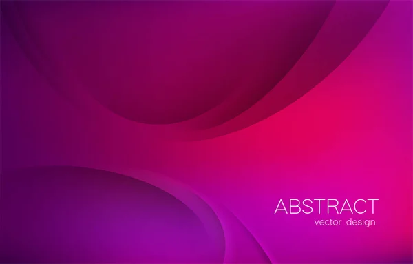 Abstract paarse kleurrijke vector achtergrond, kleurstroom vloeibare golf voor ontwerp brochure, website, flyer. Minimaal ontwerp — Stockvector