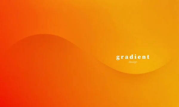 Abstract kleurrijke vector achtergrond, oranje kleur banner met gladde lijn en schaduw. Sjabloon voor ontwerpbrochure, website, flyer. — Stockvector