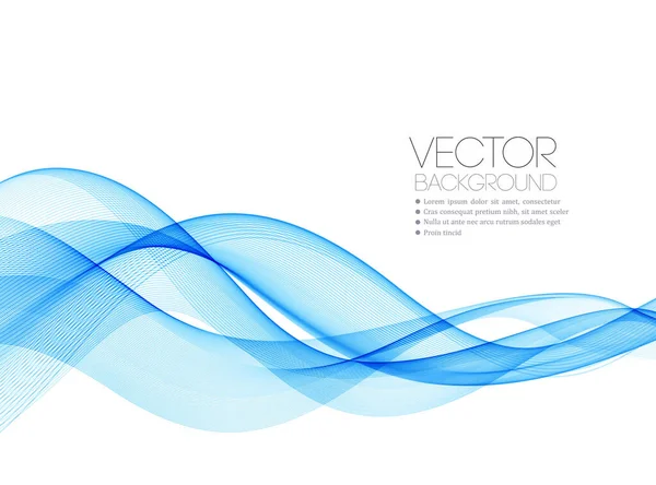 Abstract colorful vector background, color wave for design brochure, website, flyer. — Stock Vector