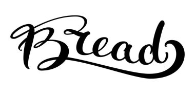 Ekmek el süslü hat metin yazıt yazılı